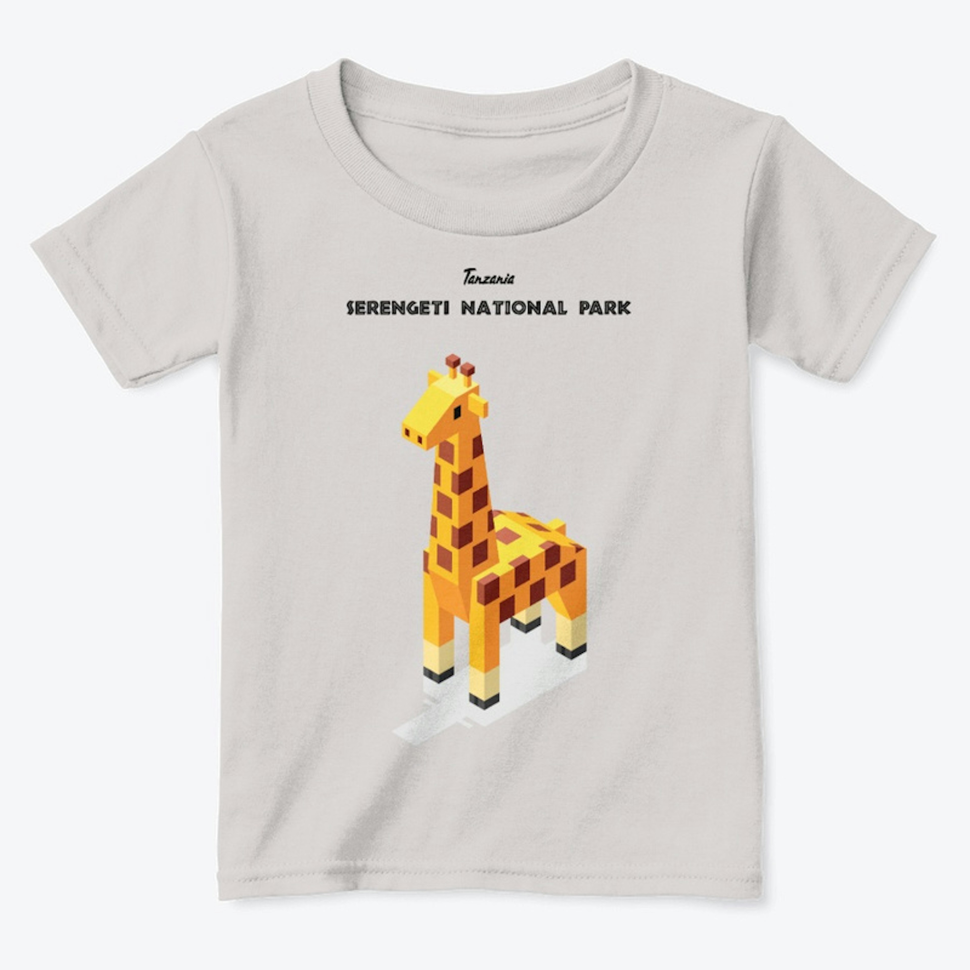 Animals of Serengeti - giraffe